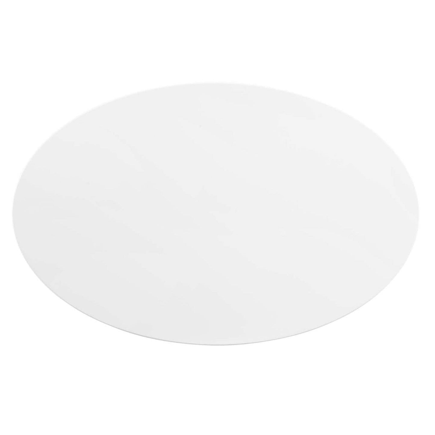 patio dining tables | CasaFoyer Tupelo 42 Oval Dining Table | Elegant Mid-Century Style | Sturdy MDF Top | Sleek White Finish | Gold Metal Pedestal Base | Easy to Clean | Non-Marking Ring | casafoyer.myshopify.com