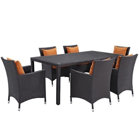 kitchen and dining room sets | CasaFoyer Marina Teak Wood Outdoor Patio Furniture Sofa Sectional Set | Ultimate Luxury & Comfort | Durable Construction | All-Weather Cushions | 5-Piece | casafoyer.myshopify.com