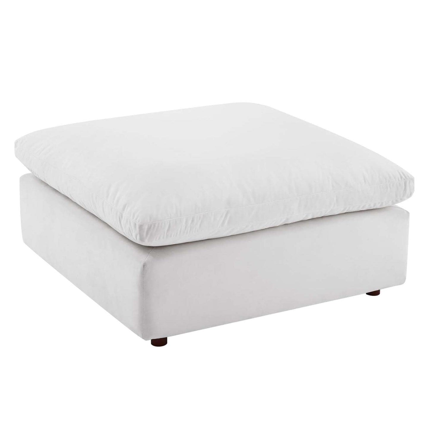 sofas | CasaFoyer Commix Sectional Sofa | Luxurious & Inviting | Elegant Design | Stain-Resistant Velvet | Foam & Down Feather Cushions | Includes Ottoman | Perfect for Living, Family, or Game Room | casafoyer.myshopify.com