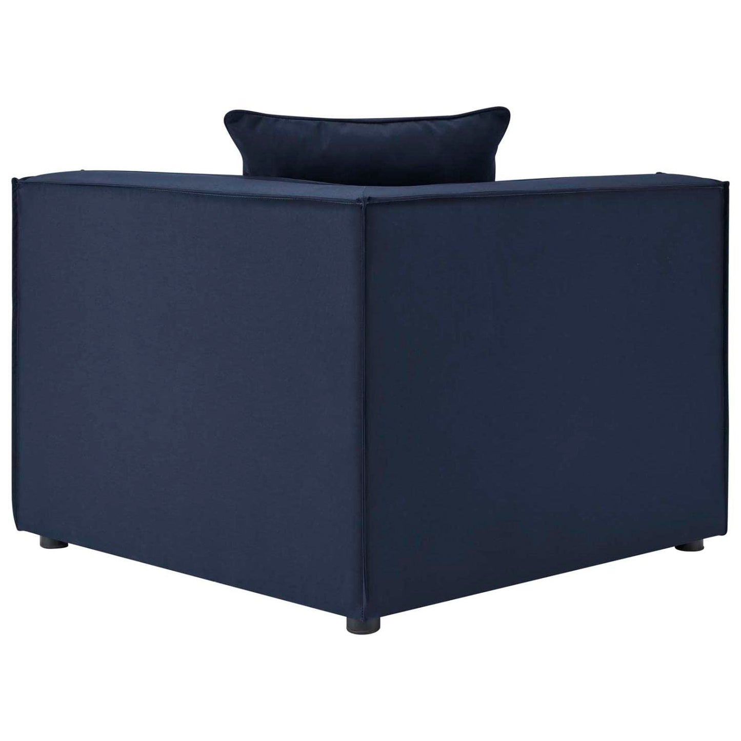 executive chairs | CasaFoyer Outdoor Patio Saybrook Upholstered 6-Piece Sectional Sofa | All-Weather, Water & UV-Resistant | French Piping Details | Durable & Long-Lasting | Includes Armless Chairs, Corner Chairs, & Ottomans | Navy | casafoyer.myshopify.com