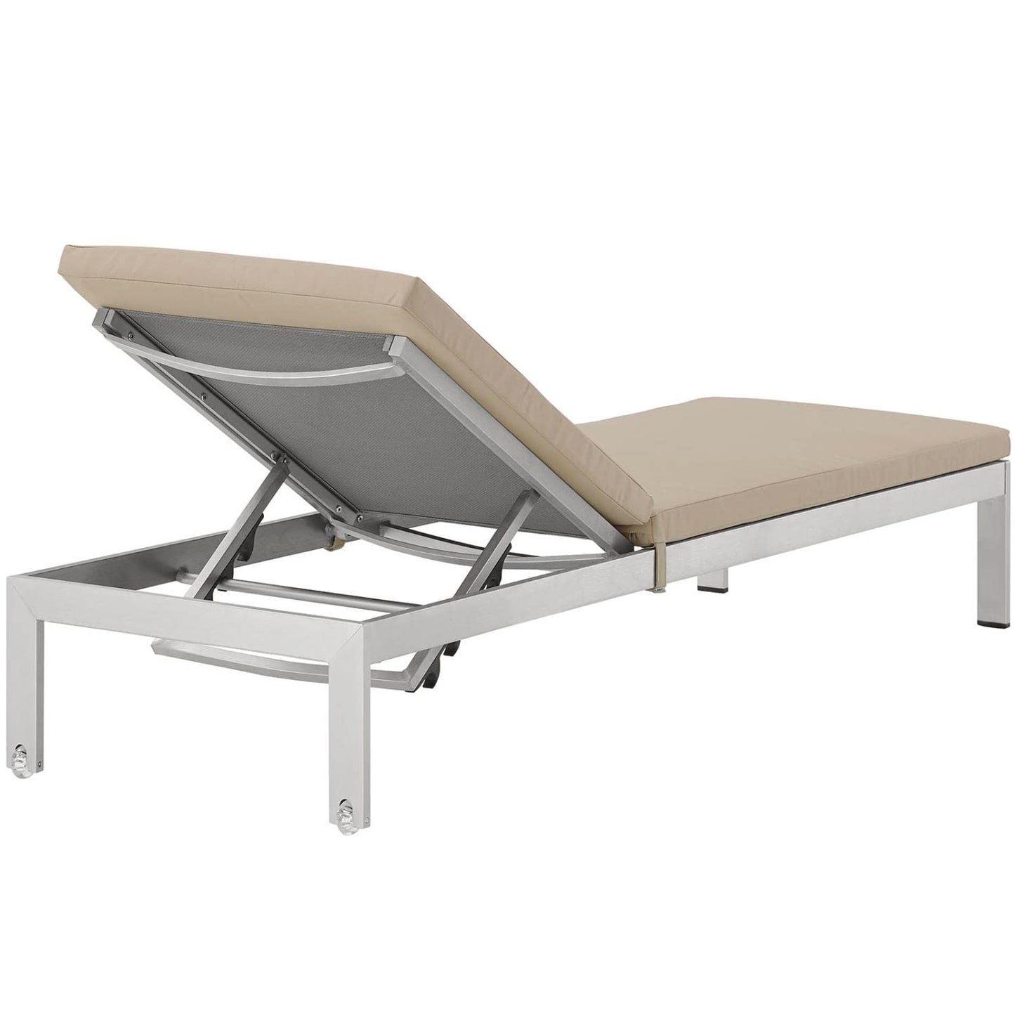 home office desk chairs | CasaFoyer Shore Outdoor Patio Chaise Lounge Chair | Sleek & Durable Aluminum Frame | Clear Wheels for Mobility | Non-Marking Foot Caps | Stylish & Timeless Design | casafoyer.myshopify.com