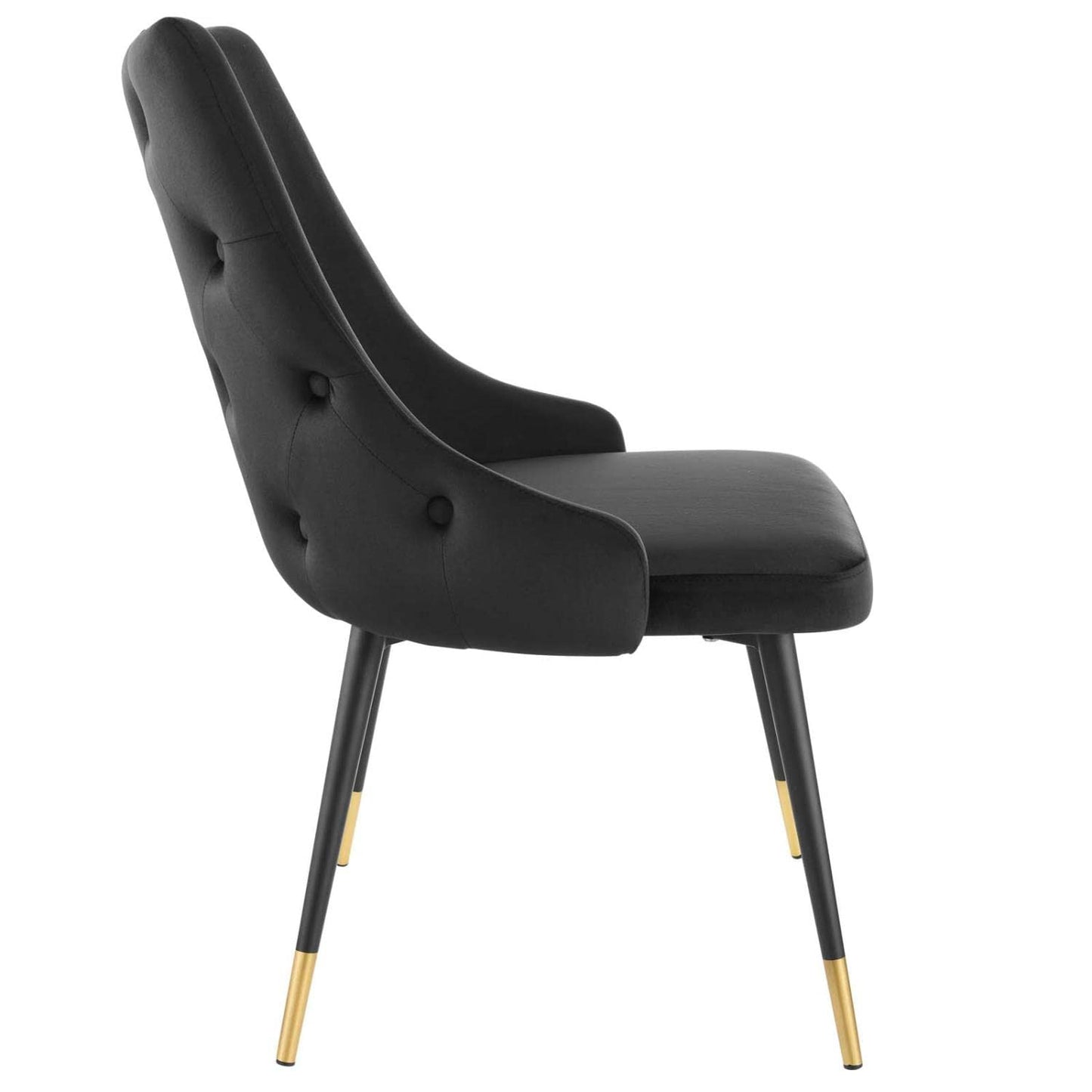 home office desk chairs | CasaFoyer Adorn Tufted Performance Velvet Dining Side Chair | Luxurious Stain-Resistant Vintage Modern Style | Set of 2 | casafoyer.myshopify.com