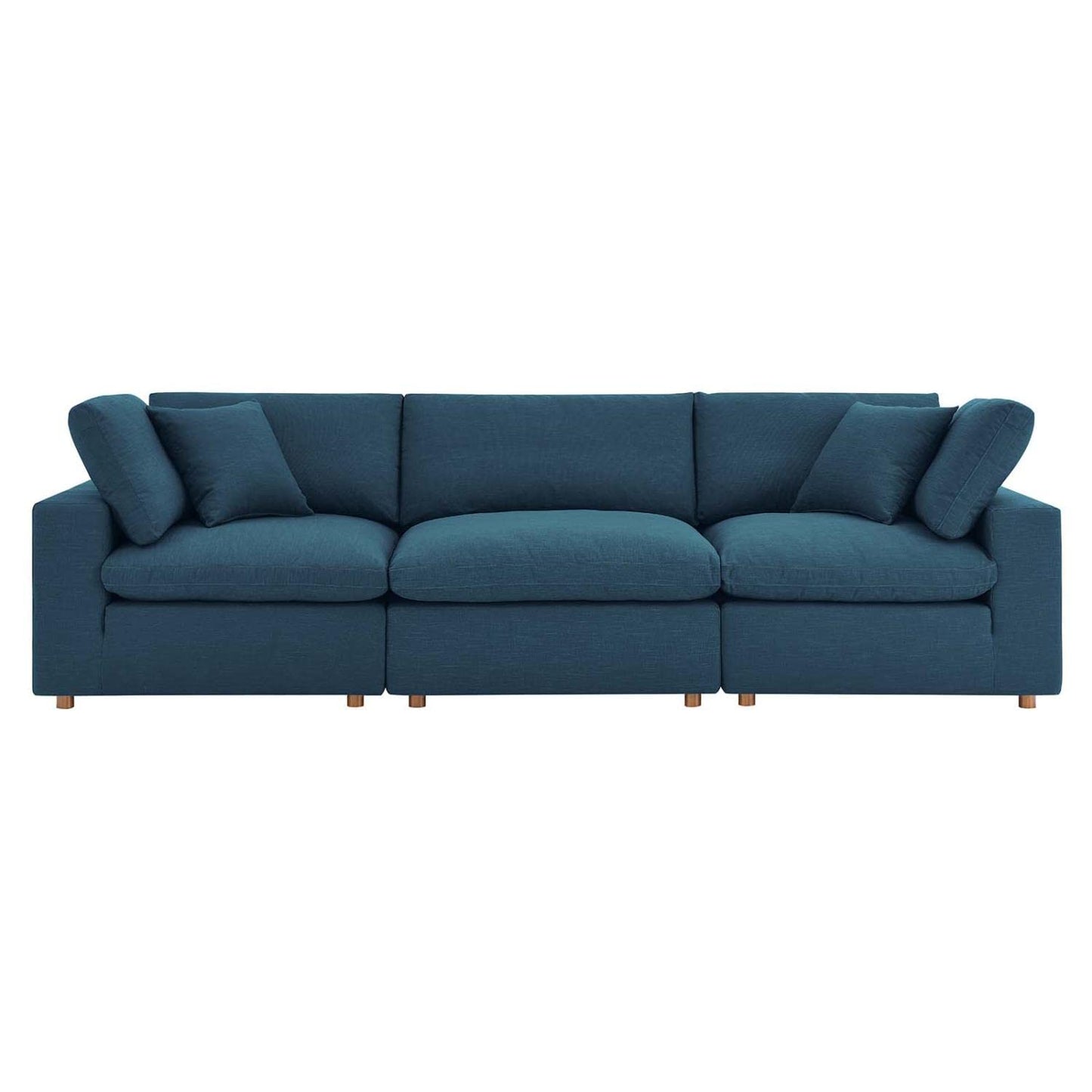 sofas | CasaFoyer Commix Plush Comfort Sectional Sofa Set | Elegant Design | Polyester & Linen Upholstery | Solid Wood Construction | Cotton & Down Filled Cushions | casafoyer.myshopify.com
