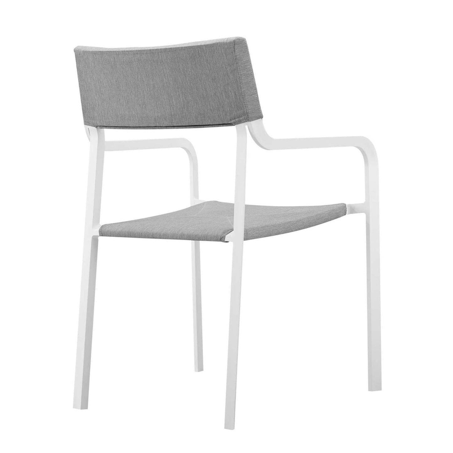 kitchen and dining room sets | CasaFoyer Raleigh 7 Piece Outdoor Dining Set | Elegant & Minimalist Design | Sturdy Aluminum Frame | Easy to Clean Glass Tabletop | Stackable Chairs | UV Resistant Fabric Upholstery | Perfect for Patios, Decks, & Backyards | casafoyer.myshopify.com