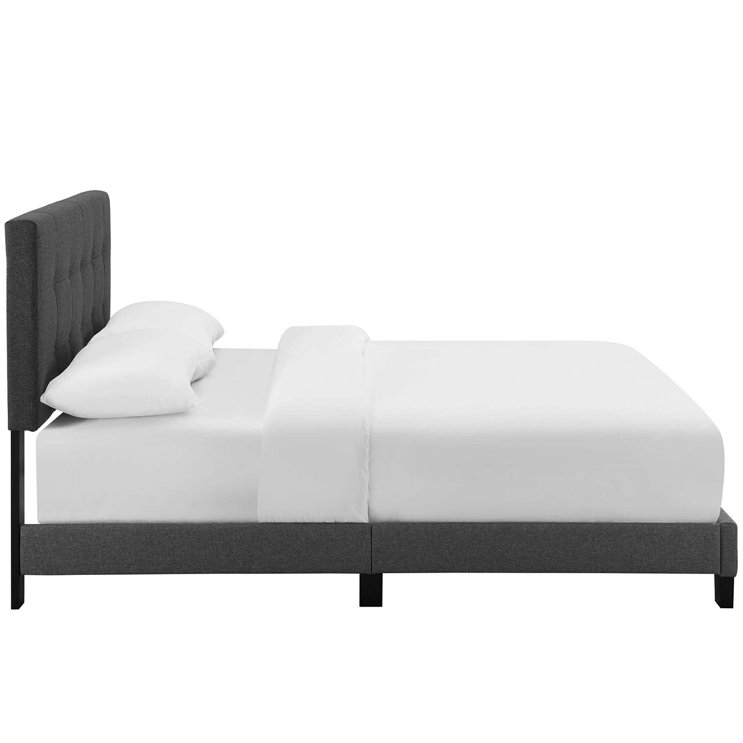 Bed | CasaFoyer Amira Twin Bed | Cozy & Stylish Sleeping Space | Chic Design | Button-Tufted Headboard | Sturdy Wood Frame & Legs | Fits Various Mattresses | Kid's Bedroom or Guest Suite | Box Spring Required | 800 lbs Weight Capacity | casafoyer.myshopify.com