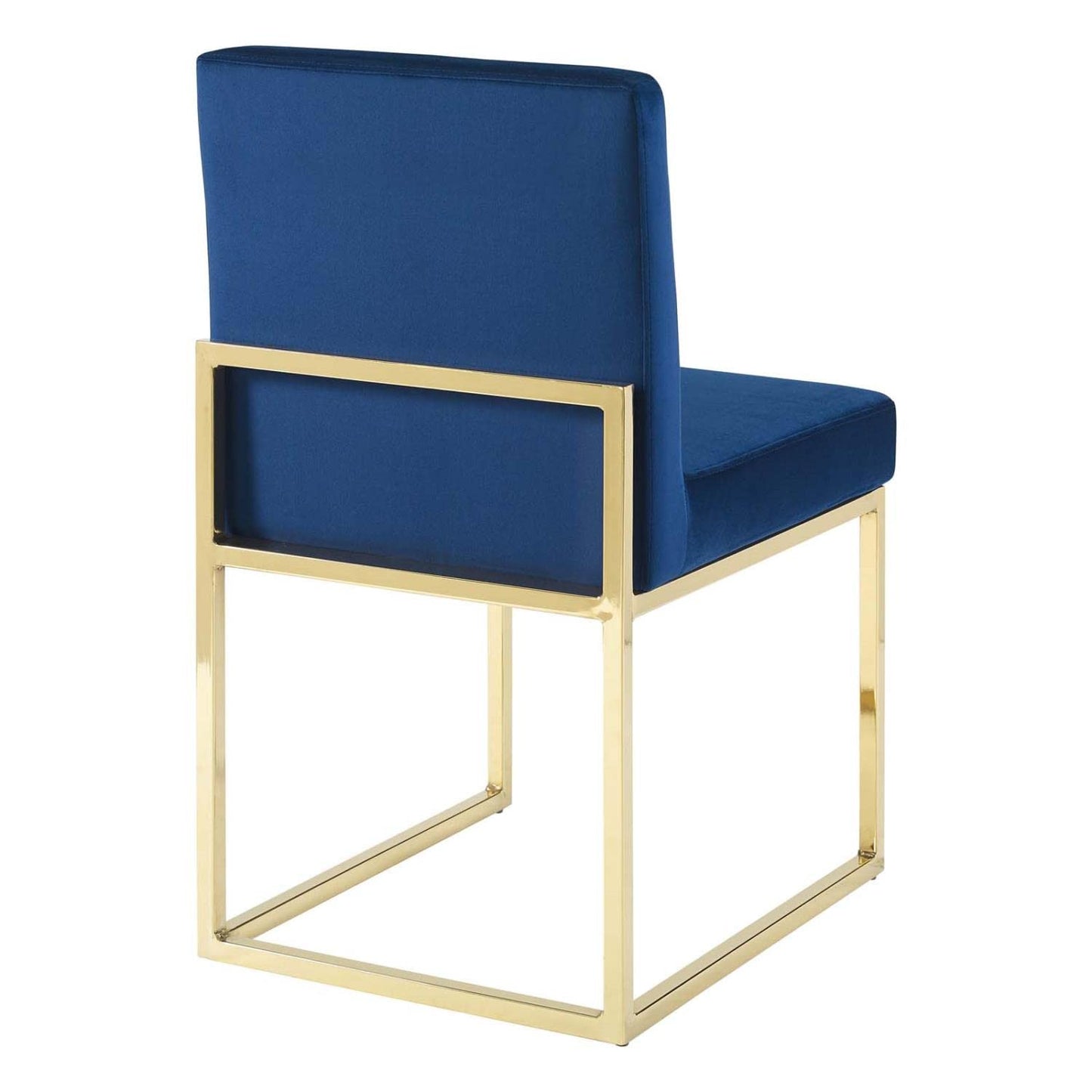 home office desk chairs | CasaFoyer Carriage Channel Tufted Performance Velvet Dining Chair | Gold Sled Base | Set of 2 | Stain-Resistant | Art Deco Inspired | 331 lbs Weight Capacity | casafoyer.myshopify.com
