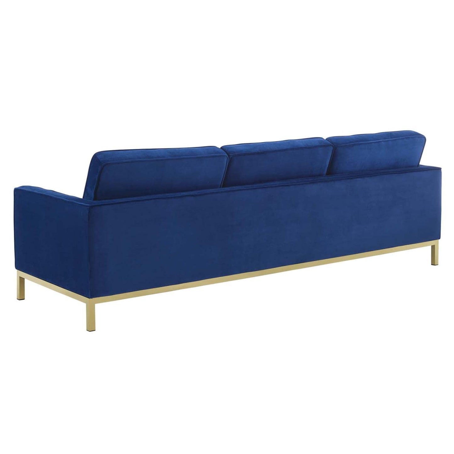 kitchen and dining room sets | CasaFoyer Loft Gold Stainless Steel Leg Performance Velvet Sofa & Loveseat Set | Elegant Retro Modern Design | Plush Upholstery | Button Tufting | Gold Navy | casafoyer.myshopify.com