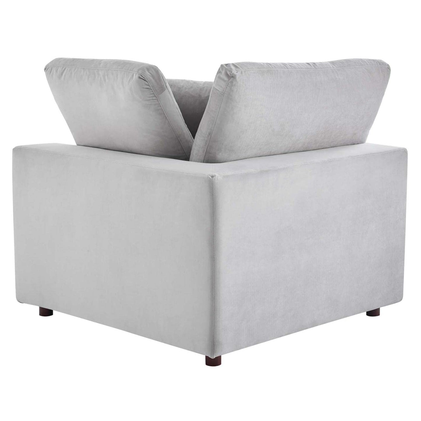 kitchen and dining room sets | CasaFoyer Commix Sectional Sofa Set | Solid Wood Frame | Stain-Resistant Velvet | Foam Padded Cushions | Ultimate Comfort | 5-Piece | Light Gray | casafoyer.myshopify.com