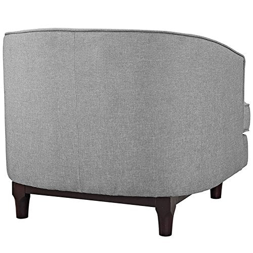 home office desk chairs | CasaFoyer Coast Armchair Set of 2 | Elegant Deep Button Tufting | Polyester Upholstery | Walnut Stained Wood Legs | Removable Seat Covers | Comfortable & Durable | casafoyer.myshopify.com