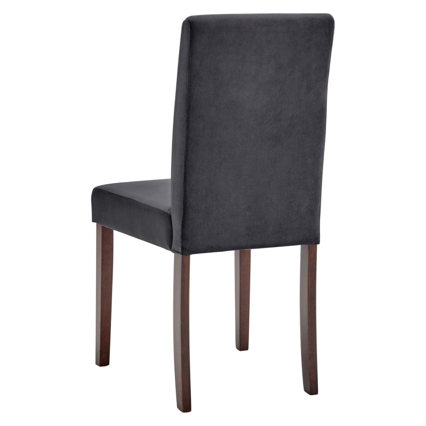home office desk chairs | CasaFoyer Prosper Modern Velvet Upholstered Parsons Dining Chair Set | Elegant, Sturdy, Comfortable | Perfect for Dining, Living Room, Office | Gray (Set of 2) | casafoyer.myshopify.com