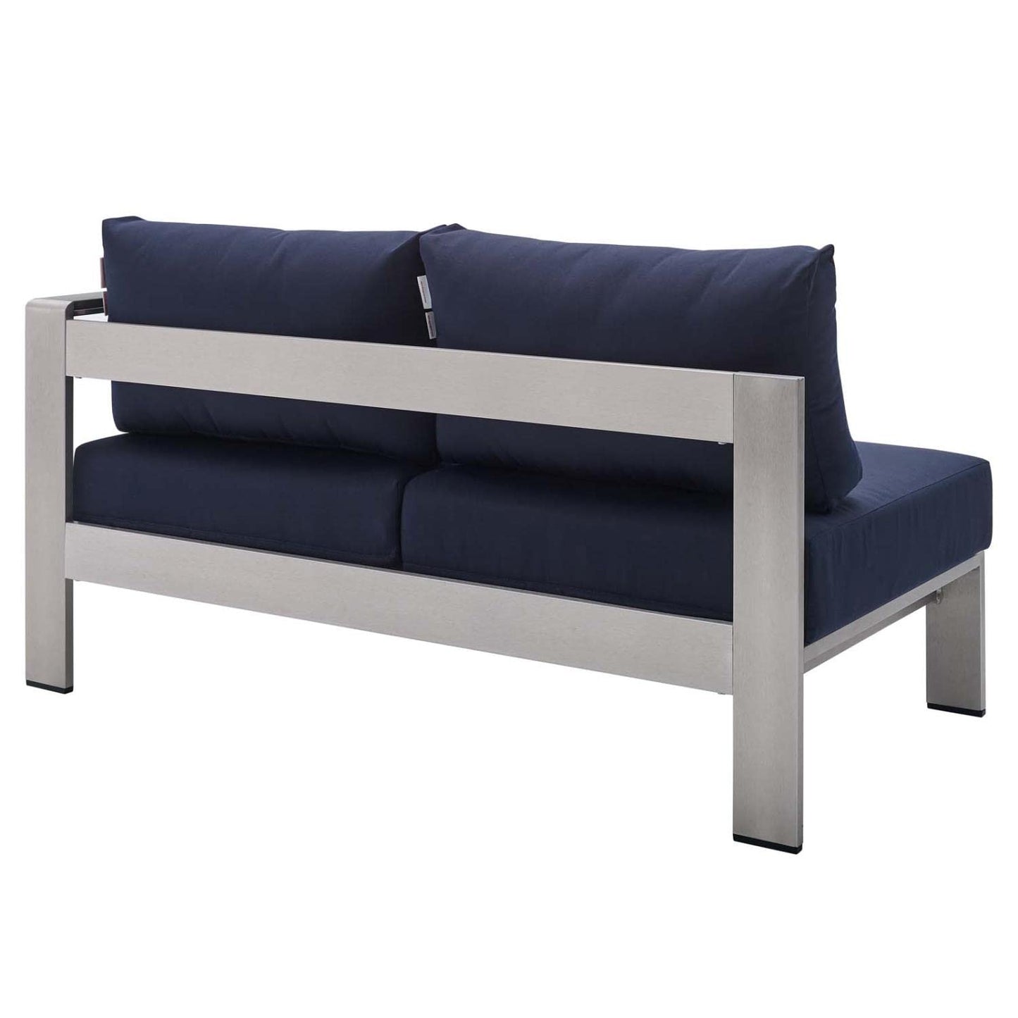 sofas | CasaFoyer Shore Outdoor Patio Aluminum 5 Piece Sectional Sofa Set | Sturdy Anodized Frames | Sunbrella Fabric | Perfect for Casual Gatherings | casafoyer.myshopify.com