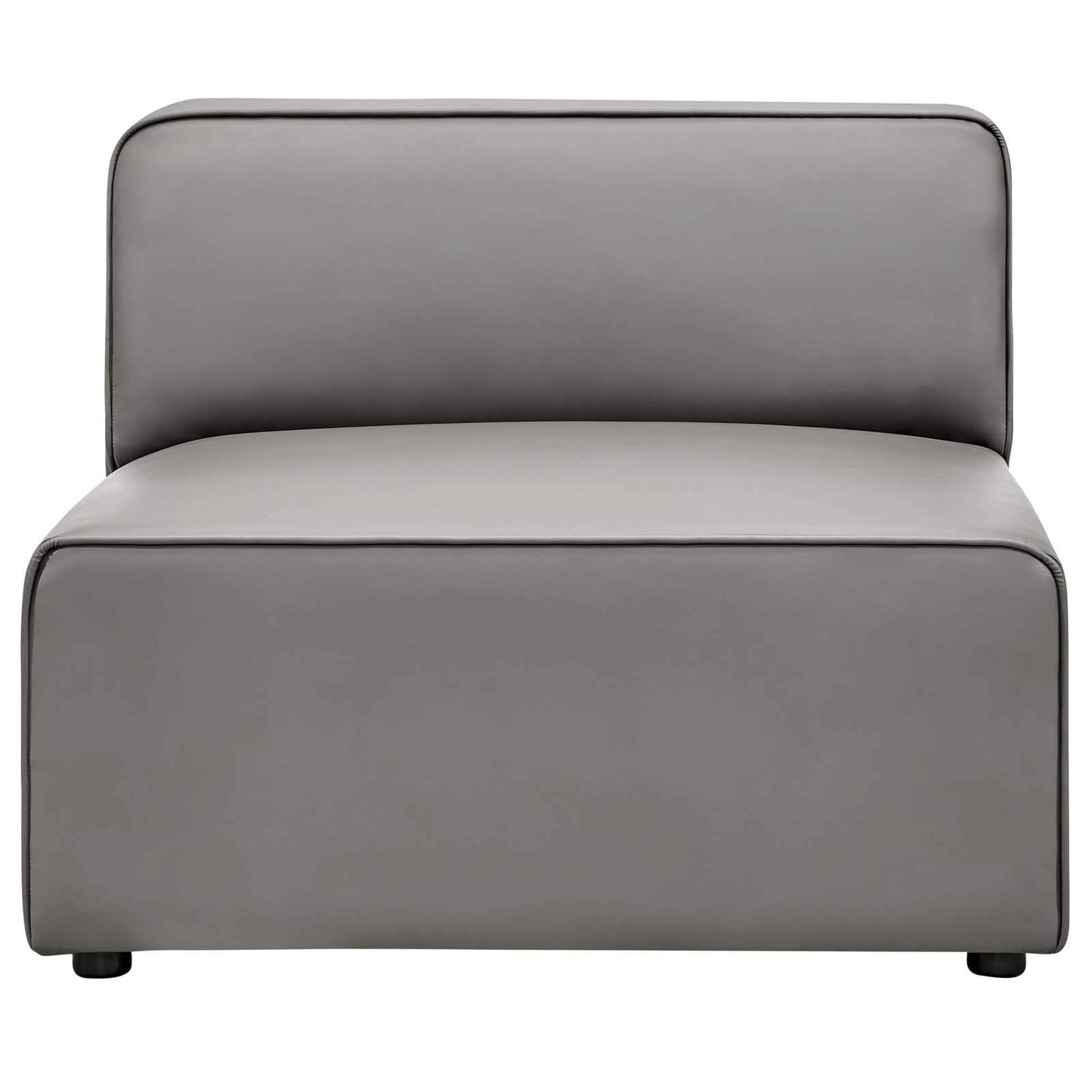 sofas | CasaFoyer Mingle Vegan Leather Armless Chair | Ultimate Comfort & Style | Spacious & Visually Appealing | Dense Foam Padding | Adjustable & Versatile | Luxurious Vegan Leather Upholstery | Sturdy Legs | Perfect for Modern Decor | Modular Seating | casafoyer.myshopify.com