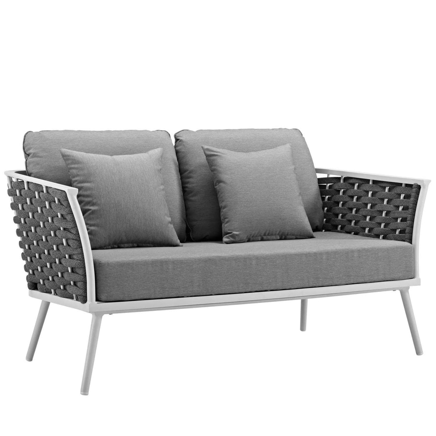 kitchen and dining room sets | CasaFoyer Stance Outdoor Collection | 6-Piece Patio Set | Armchairs, Loveseat, Coffee Table | Sleek Design | Waterproof Cushions | Durable Aluminum Frame | casafoyer.myshopify.com