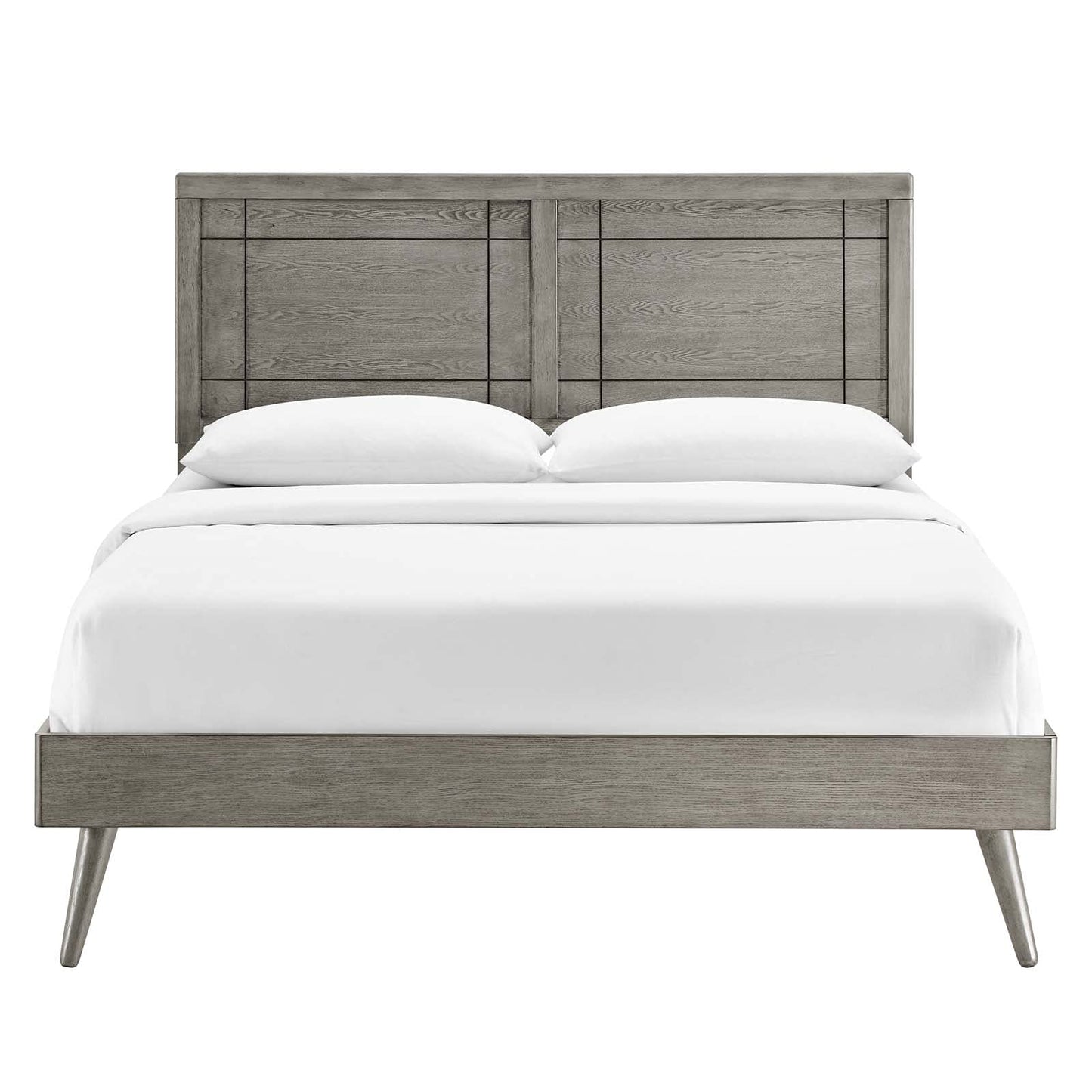 adjustable bed bases | CasaFoyer Marlee Wood Twin Platform Bed | Retro Design | Window Pane Headboard | Sturdy Construction | No Box Spring Needed | Accommodates Various Mattresses | casafoyer.myshopify.com