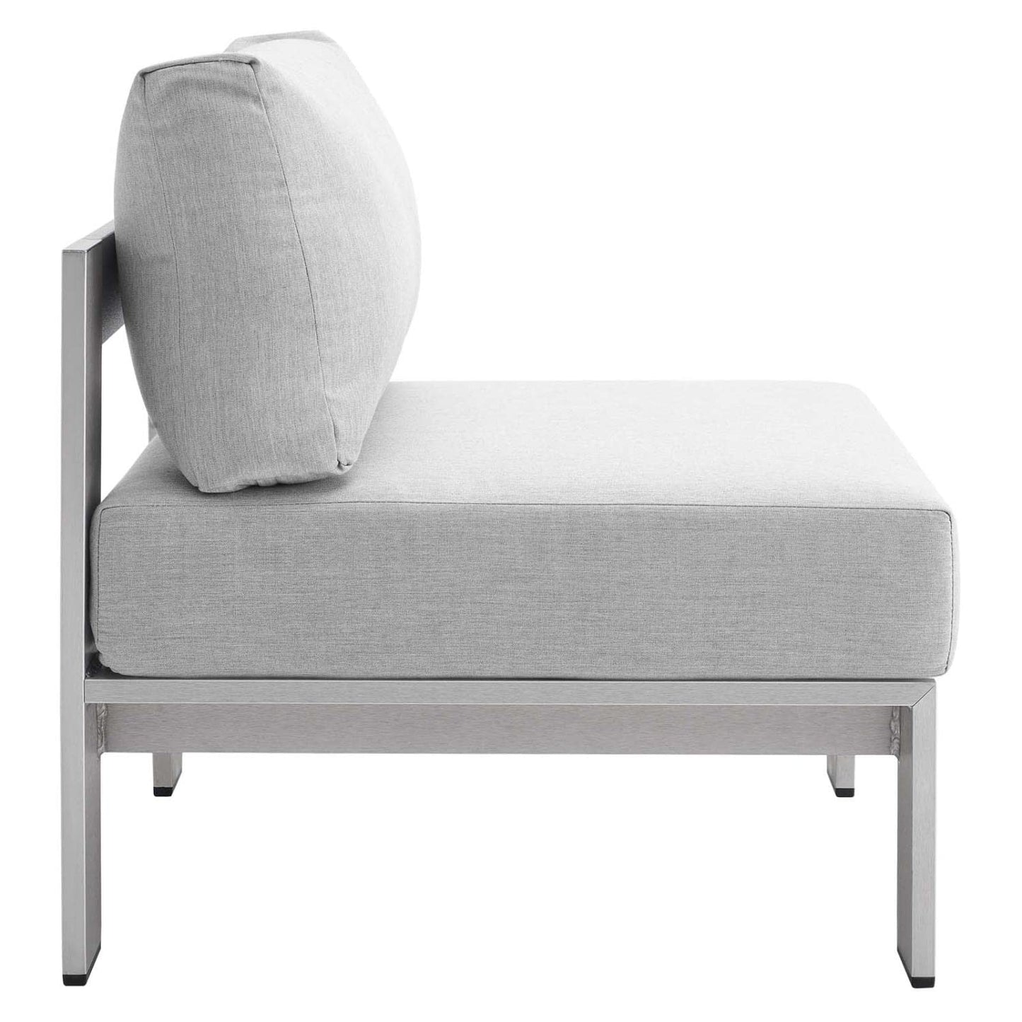 kitchen and dining room sets | CasaFoyer Shore Aluminum 3 Piece Outdoor Patio Furniture Set | Weatherproof | Sunbrella Cushions | Stylish & Reliable | Includes 2 Armless Chairs & 1 Side Table | casafoyer.myshopify.com