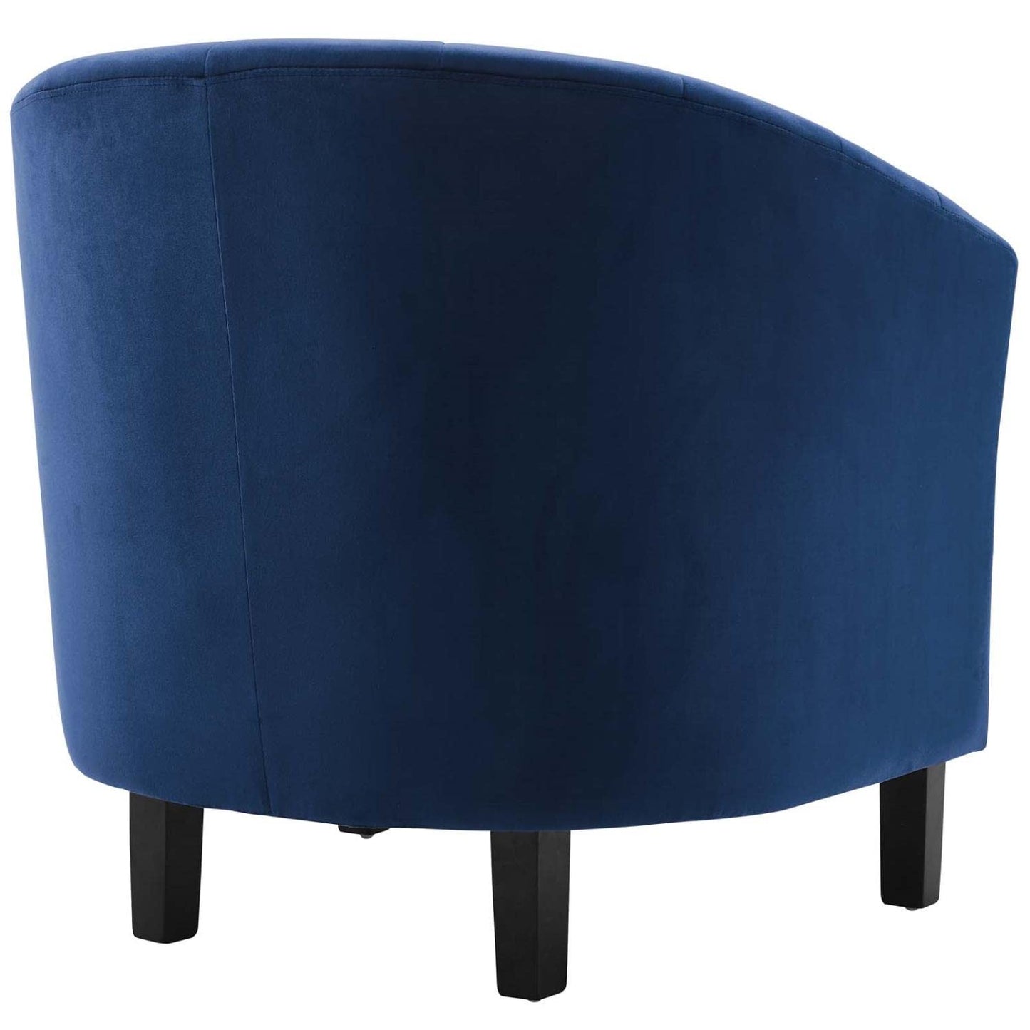 home office desk chairs | CasaFoyer Prospect Performance Velvet Armchair Set of 2 | Stain-Resistant | Channel Tufted | Retro Modern Design | Comfortable | Navy | casafoyer.myshopify.com