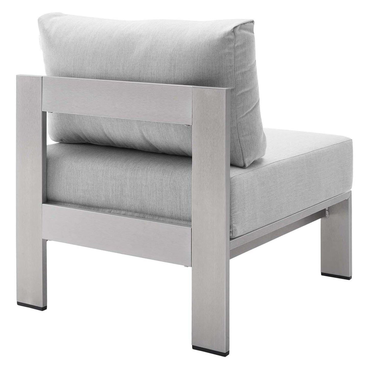 patio bistro sets | CasaFoyer Shore Outdoor Aluminum Armless Chair | Weatherproof | Sunbrella Cushions | Sturdy Frame | Perfect for Outdoor Relaxation | casafoyer.myshopify.com