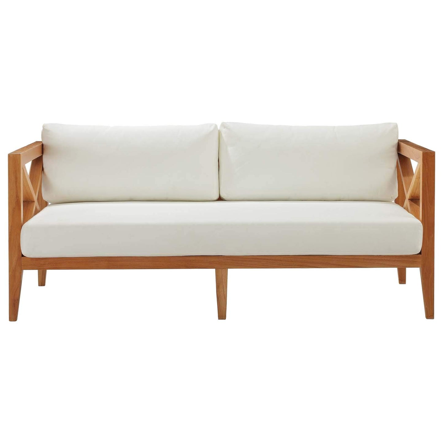 sofas | CasaFoyer Northlake Premium Grade A Teak Outdoor Collection | Customizable Configurations | Balcony, Backyard, Patio, Gazebo, Poolside, Garden | Sofa & All-Weather UV Resistant Cushions | casafoyer.myshopify.com