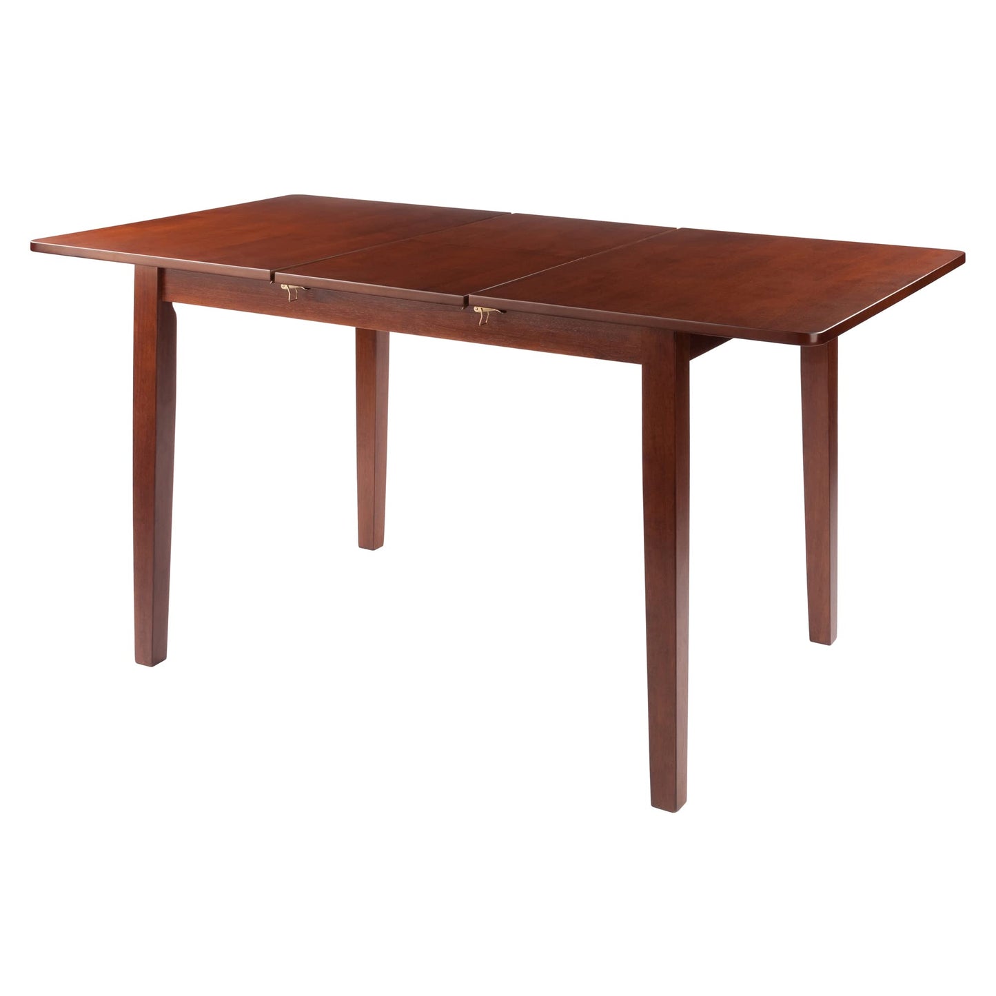 Dining Table | CasaFoyer Darren Dining Table | Solid Wood | Walnut Finish | Seats 6 | Self-Storing Butterfly Leaf | Beveled Edges | Easy Assembly | casafoyer.myshopify.com