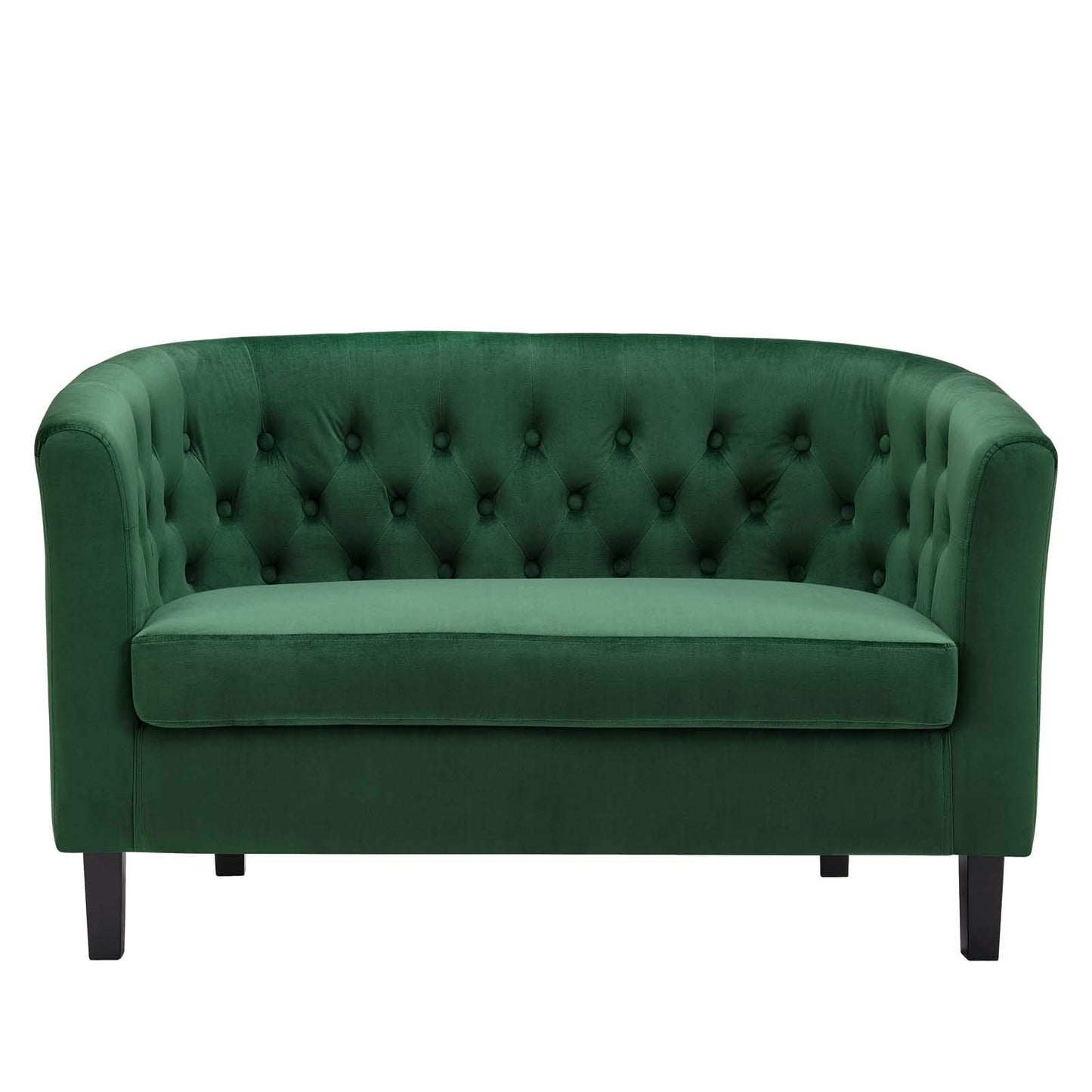 sofas | CasaFoyer Prospect Performance Velvet Loveseat | Classic Chesterfield Design | Button Tufting | Elegant Curves | Espresso Stained Wood Legs | Cozy Foam Padding | Stain-Resistant Upholstery | casafoyer.myshopify.com