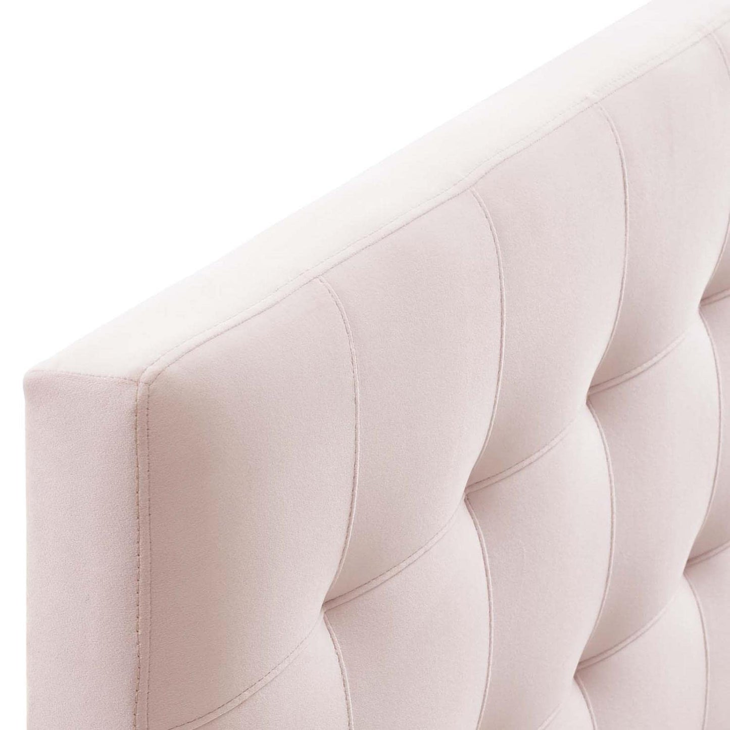 headboards | CasaFoyer Lily Biscuit Tufted Performance Velvet Full Headboard | Pink | Stain-Resistant | Adjustable Height | Perfect for Teens, Guests, Dorms | casafoyer.myshopify.com