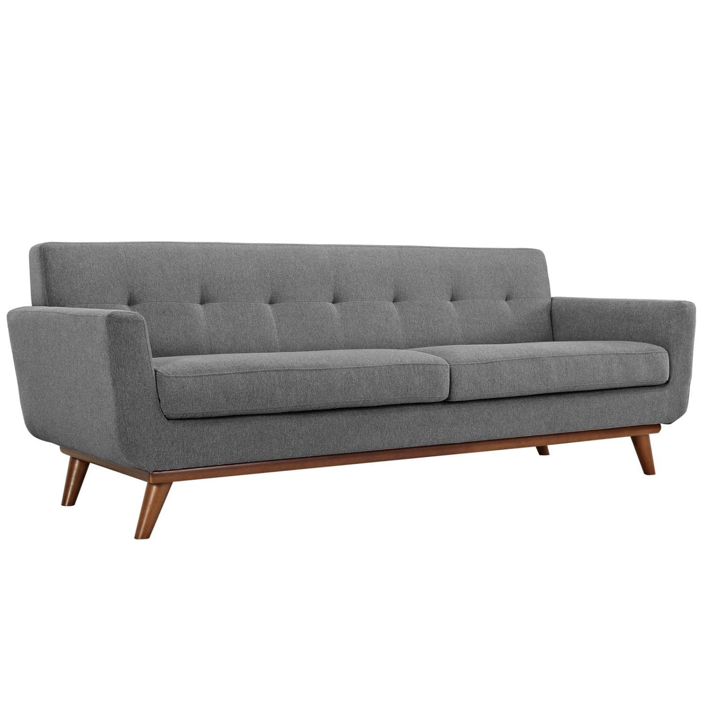 kitchen and dining room sets | CasaFoyer Engage Sofa & Armchair Set | Ultimate Comfort & Style | Tufted Buttons | Cherry Color Legs | Includes 1 Armchair & 1 Sofa | casafoyer.myshopify.com