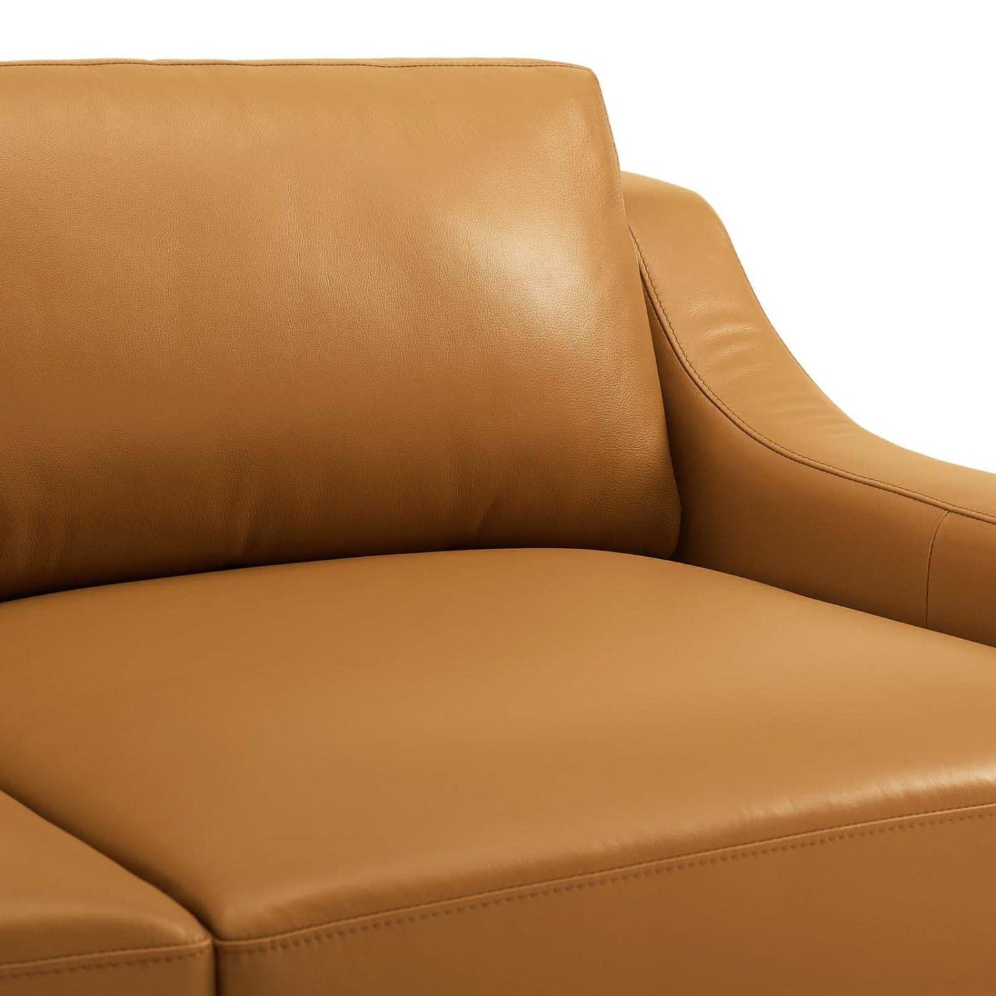 sofas | CasaFoyer Harness 83.5 Leather Sofa | Soft Upholstery | Foam Cushions | Stainless Steel Frame | Modern & Timeless Design | Removable Cushions | 900 lbs Weight Capacity | casafoyer.myshopify.com