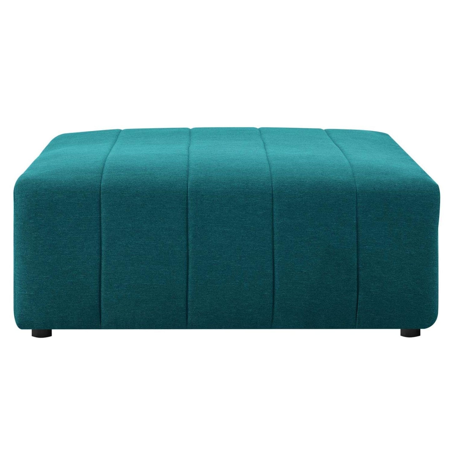 ottomans | CasaFoyer Bartlett Upholstered Fabric Ottoman | Retro Modern Style | Soft Polyester Upholstery | Dense Foam Padding | Sturdy Solid Wood Frame | Non-Marking Foot Caps | casafoyer.myshopify.com
