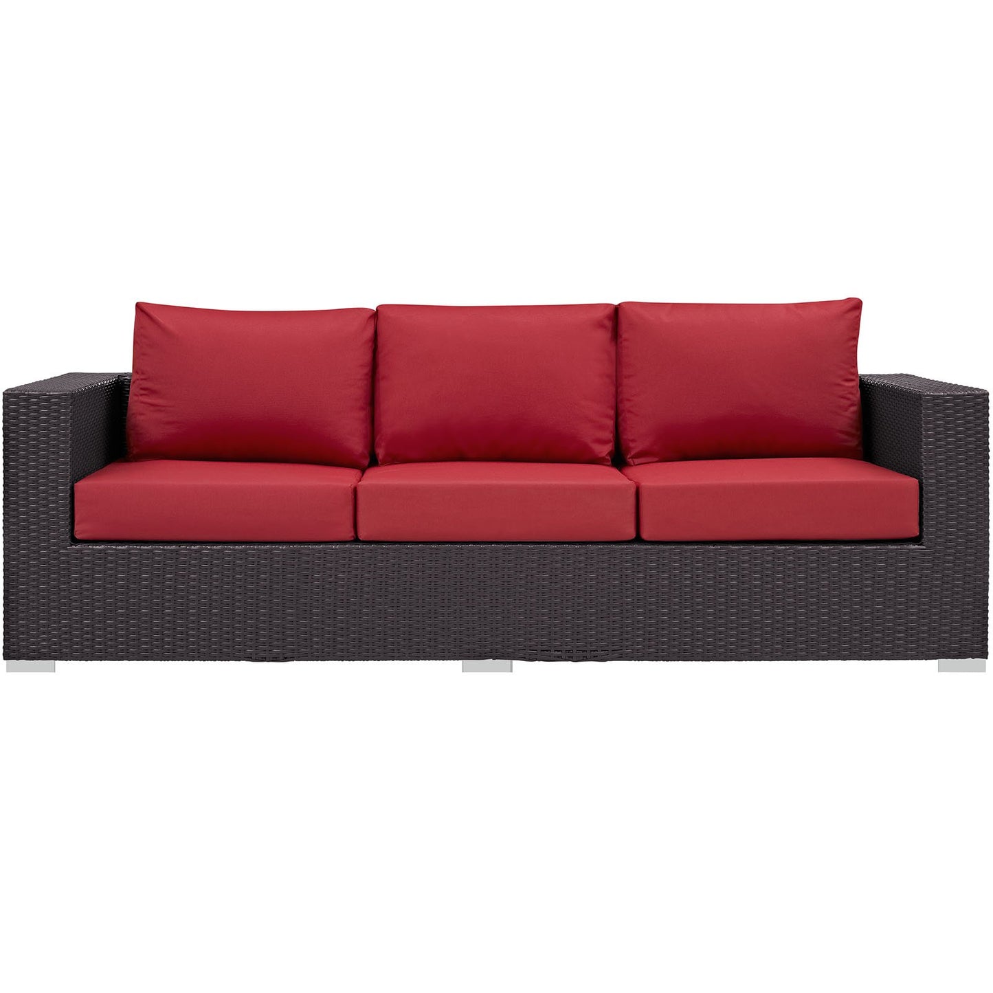 Patio Furniture Sets | Convene Outdoor Sectional Sofa Set | Durable Rattan Weave | Weather-Resistant Cushions | Ideal for Patio, Backyard, Poolside Gathering | casafoyer.myshopify.com