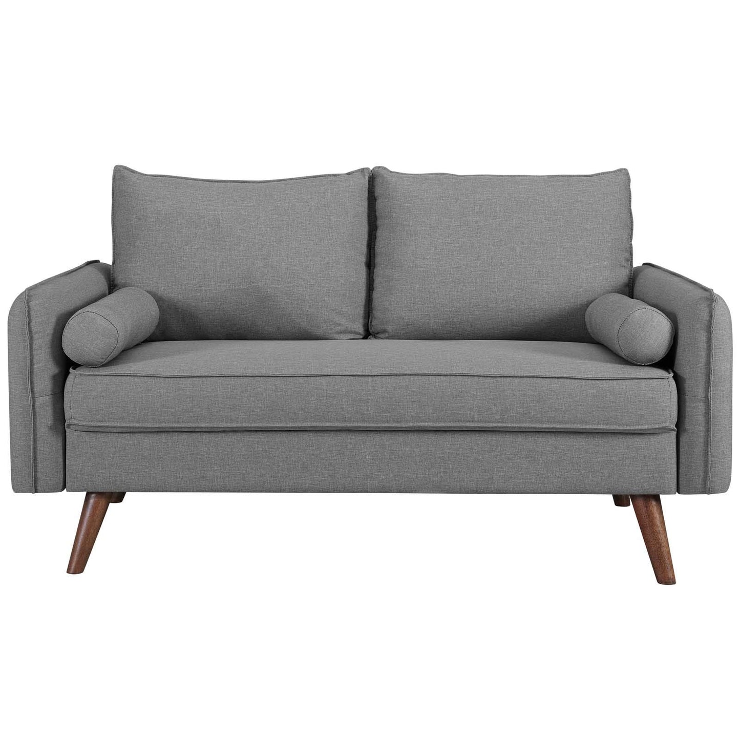 sofas | CasaFoyer Revive Loveseat | Vibrant & Inviting Living Space Upgrade | Comfortable & Stylish Design | Bolster Pillows | Soft Fabric Upholstery | Splayed Wood Legs | Convenient Delivery | Lounge in Style | casafoyer.myshopify.com