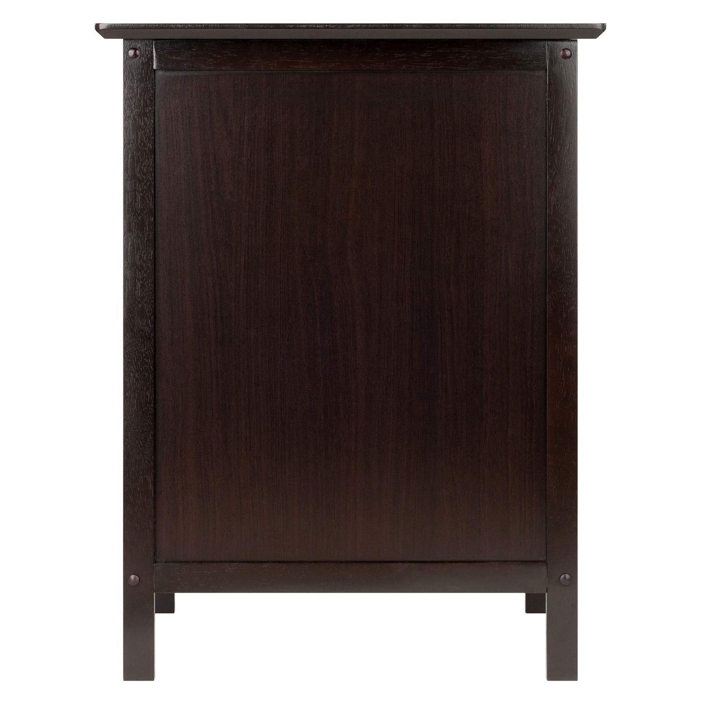TABLE | Ergode Wood Blair Accent Table | Versatile End Table, Nightstand, Printer Stand | Ample Storage | Solid & Composite Wood | Dark Coffee Finish | Compact Size | Easy Assembly | 18.9W x 14.9D x 25H | casafoyer.myshopify.com