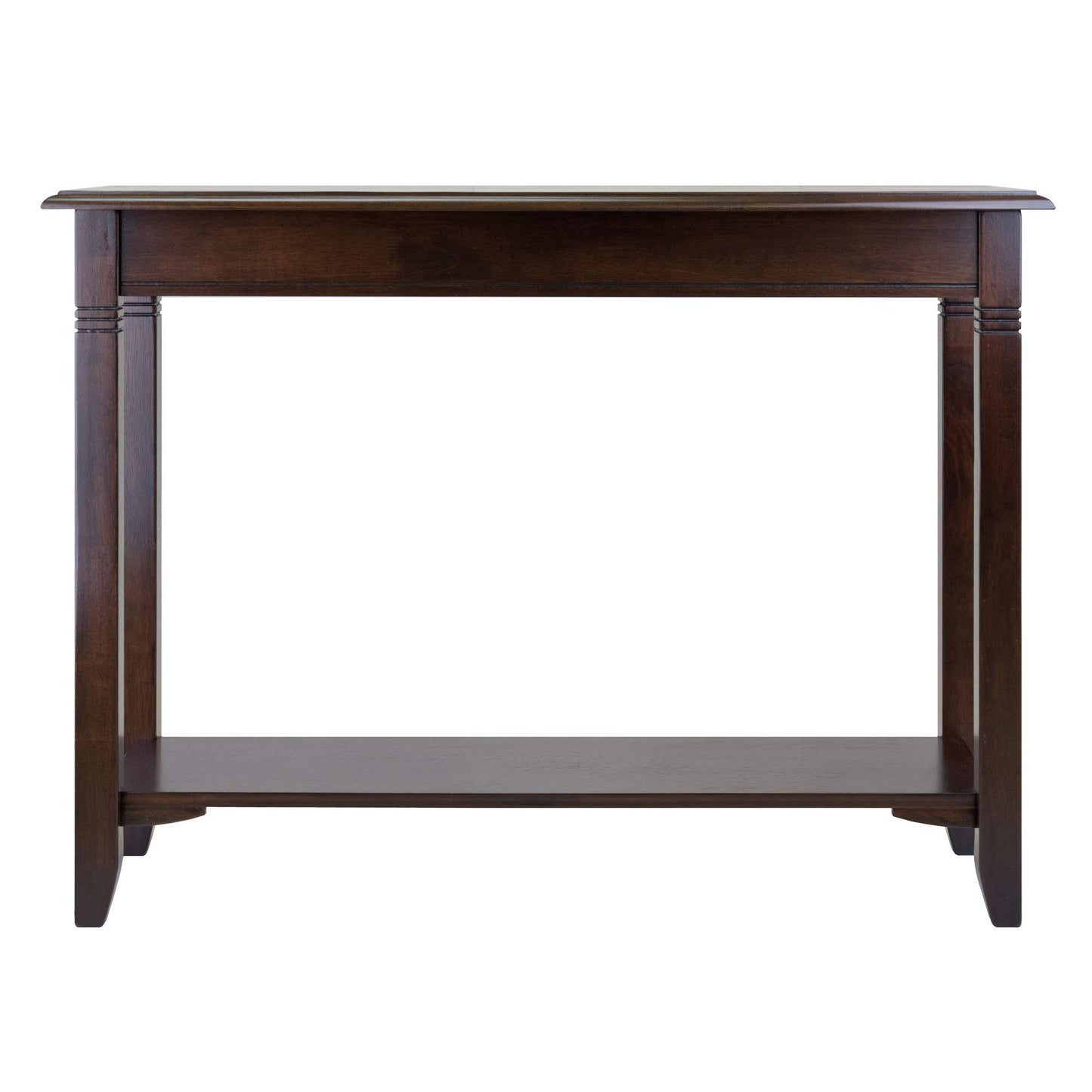 TABLE | Ergode Wood Nolan End Table | Stylish & Durable Console Table | Storage Shelf | Cappuccino Finish | Solid Wood & Composite Materials | Easy Assembly | 40 W x 15.98 D x 30 H | 34.5 lbs | casafoyer.myshopify.com