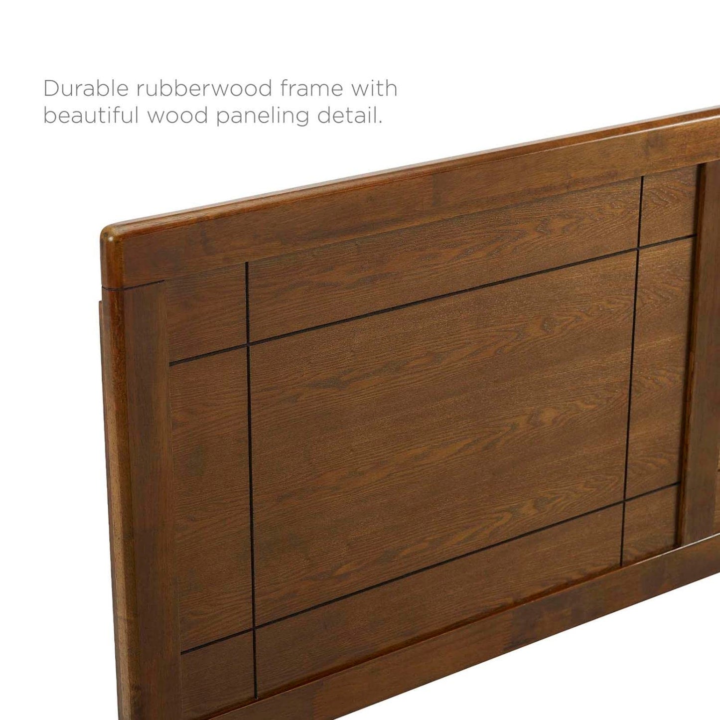 headboards | CasaFoyer Archie Wood King Headboard | Retro Charm meets Contemporary Style | Walnut | Compatible with Billie and Margo Collections | Durable Rubberwood and MDF Veneer | Assembly Required | casafoyer.myshopify.com
