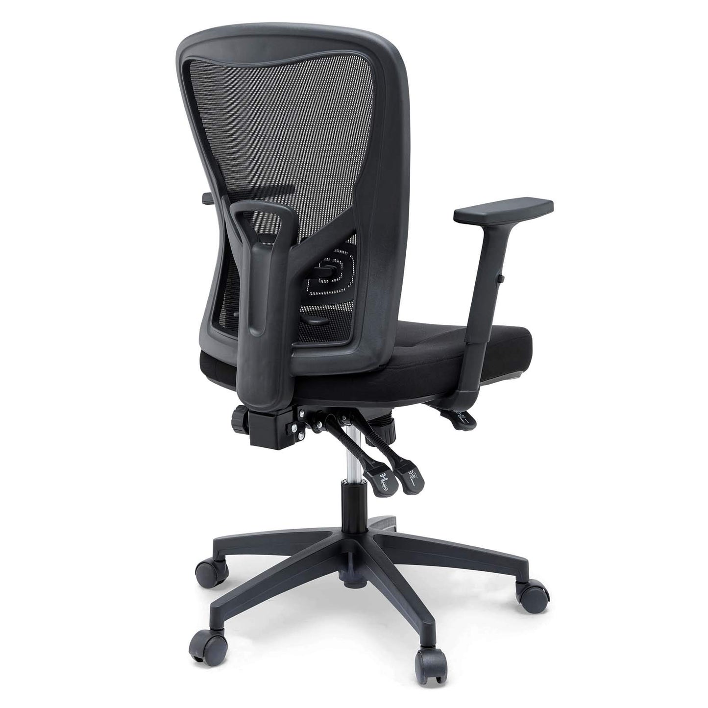 home office desk chairs | CasaFoyer Define Mesh Office Desk Chair | Spacious & Breathable Back | Durable Fabric Upholstery | Adjustable Armrests & Height | Stable Nylon Base | 360 Swivel & Dual-Wheel Casters | 331 lbs Weight Capacity | Black | casafoyer.myshopify.com