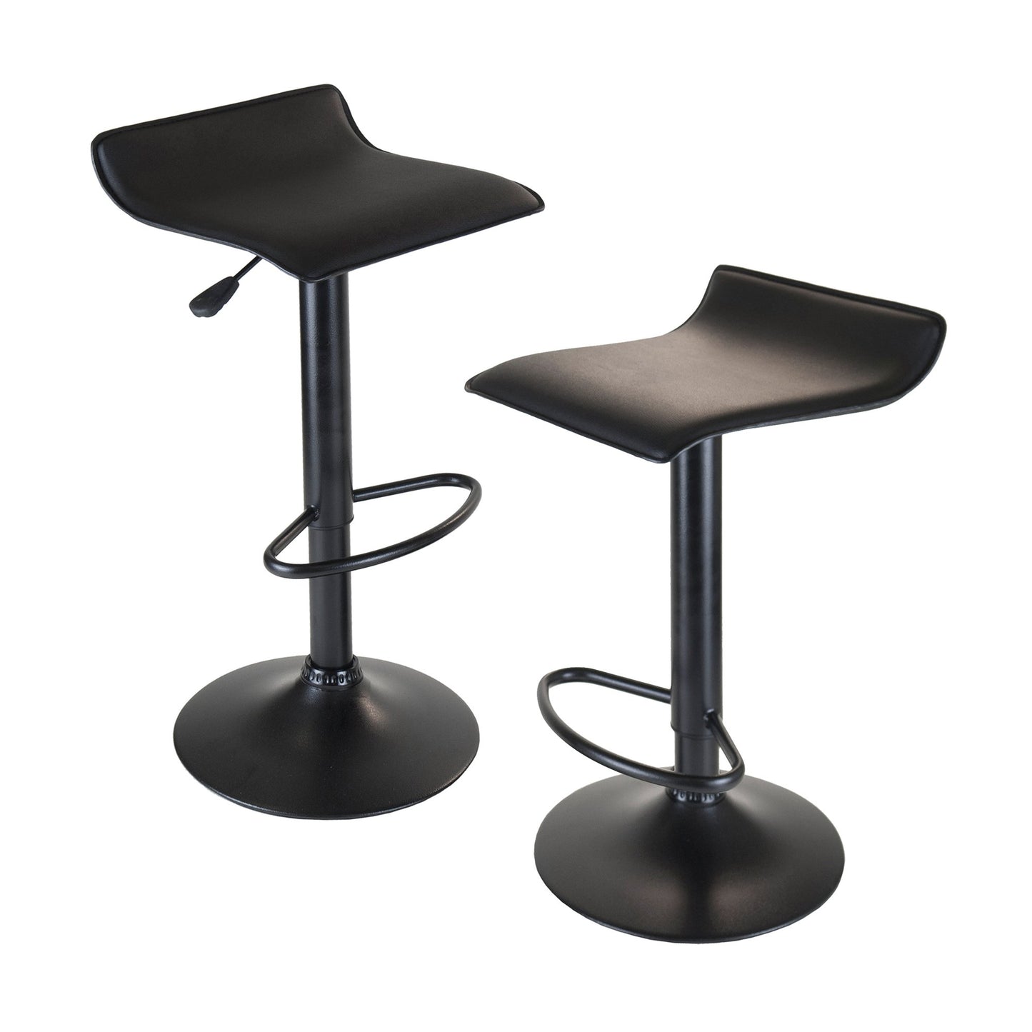 bar tables | Ergode Wood Obsidian 3-Piece Dining Set | Sleek & Modern Design | Compact & Versatile | Adjustable Swivel Stools | Easy Storage | Assembly Hardware Included | 23.62 W x 23.62 D x 34.65 H | 21.2 lbs. | casafoyer.myshopify.com