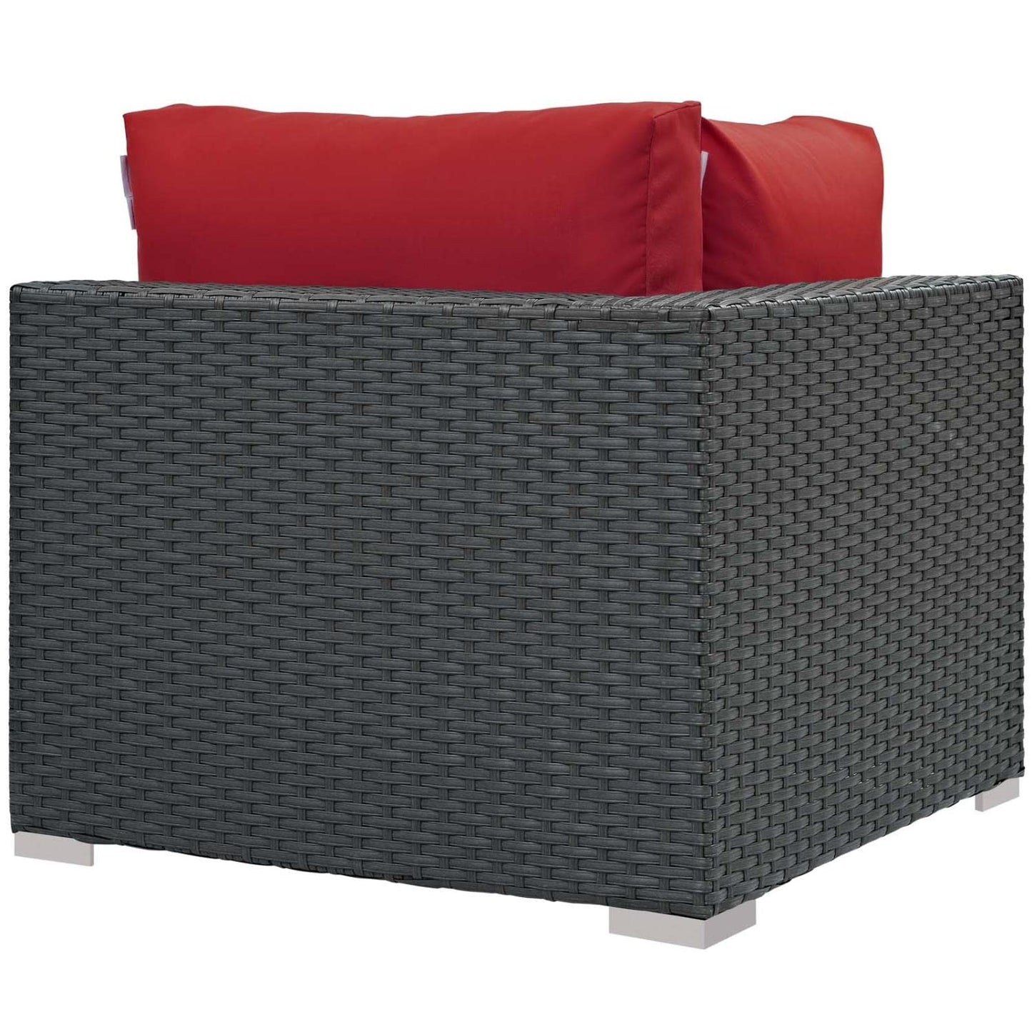 executive chairs | CasaFoyer Sojourn Outdoor Patio Corner Sofa Chair | Sturdy Seating | Sunbrella Cushions | UV Protection | Synthetic Rattan Weave | Aluminum Frame | casafoyer.myshopify.com