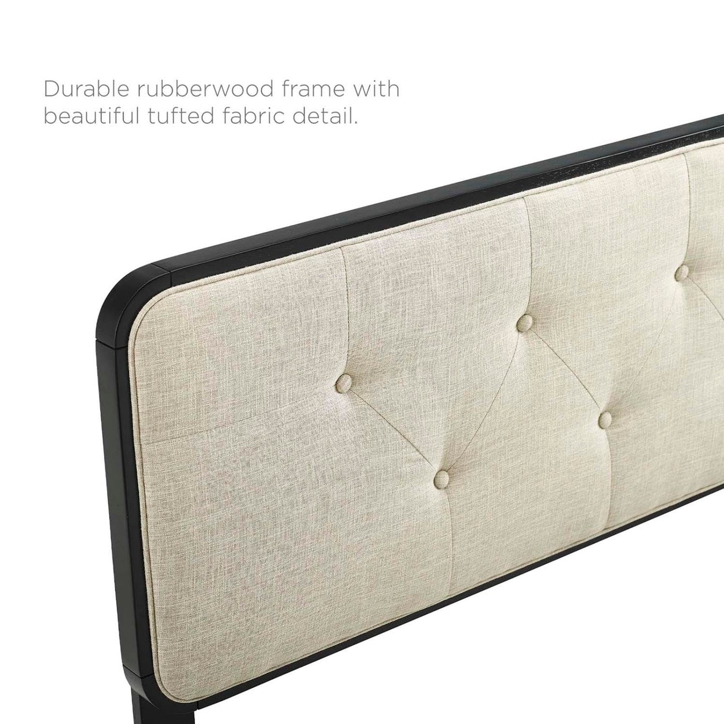 headboards | CasaFoyer Collins Tufted Wood Twin Headboard | Retro Charm | Organic Aesthetics | Button Tufted | Wood Grain Frame | Interchangeable Bed Frames | Dense Foam Padding | Fabric Upholstery | Sturdy Construction | casafoyer.myshopify.com