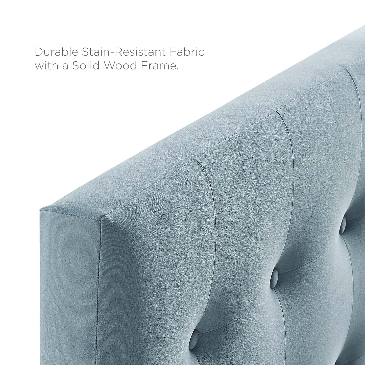 headboards | CasaFoyer Emily Queen Biscuit Tufted Performance Velvet Headboard | Timeless Charm | Luxurious Feel | Vintage Glamour | Durable Construction | Comfortable Foam Padding | Stain-Resistant Upholstery | Adjustable Height | casafoyer.myshopify.com