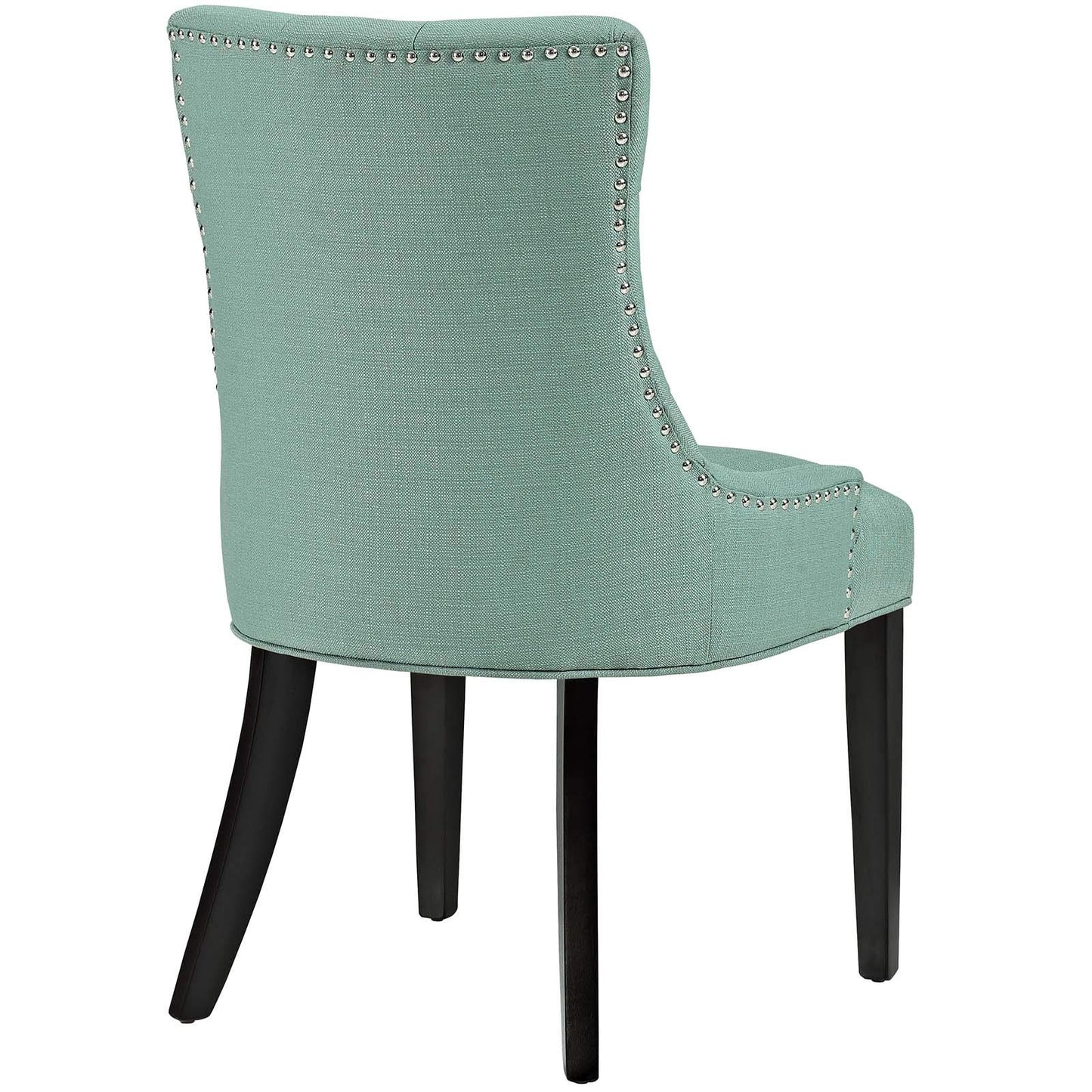 home office desk chairs | CasaFoyer Regent Dining Side Chair Set of 2 | Tufted Buttons | Nailhead Trim | Plush Cushion | Polyester Fabric | Nostalgic Era Design | casafoyer.myshopify.com