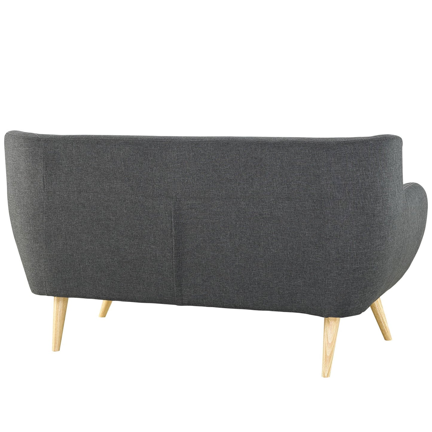Sofa & chair Sets | Remark Living Room Set | Exquisite & Comfortable | Plush Dual Cushion Design | Mid-Century Inspired | Solid Wood Legs | Elegant Polyester Upholstery | 3 Piece Set - Armchair, Loveseat, Sofa | Gray | casafoyer.myshopify.com
