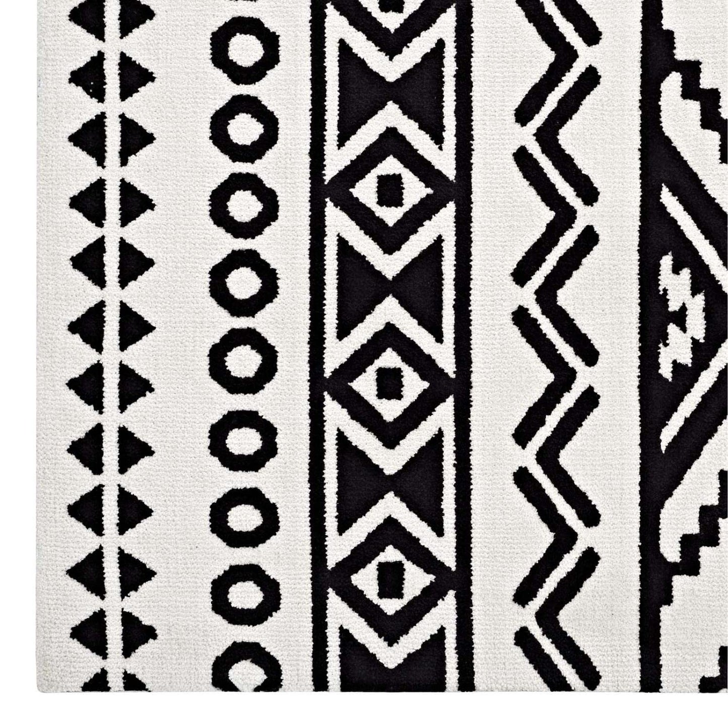 Carpet & Rugs | CasaFoyer Haku Geometric Moroccan Tribal Area Rug | Modern Design | Soft Polyester Microfiber | Durable Jute Bottom | Stain-Resistant | Non-Shedding | 8x10 Size | casafoyer.myshopify.com