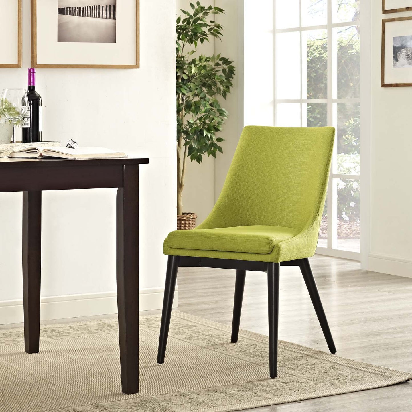 home office desk chairs | CasaFoyer Viscount Side Chair | Elegant Upholstered Chair with Plush Foam Cushioning | Contemporary Design with Tapered Wood Legs | Perfect for Modern Interiors | casafoyer.myshopify.com
