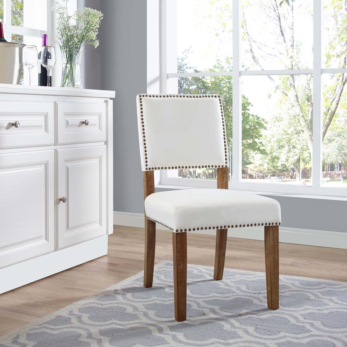 home office desk chairs | CasaFoyer Oblige Dining Side Chair | Luxurious Velvet Upholstery | Nailhead Trim | Solid Wood Frame | No Sag Spring Support | Padded Cushion | Non-Marking Foot Caps | Modern Farmhouse Aesthetic | casafoyer.myshopify.com