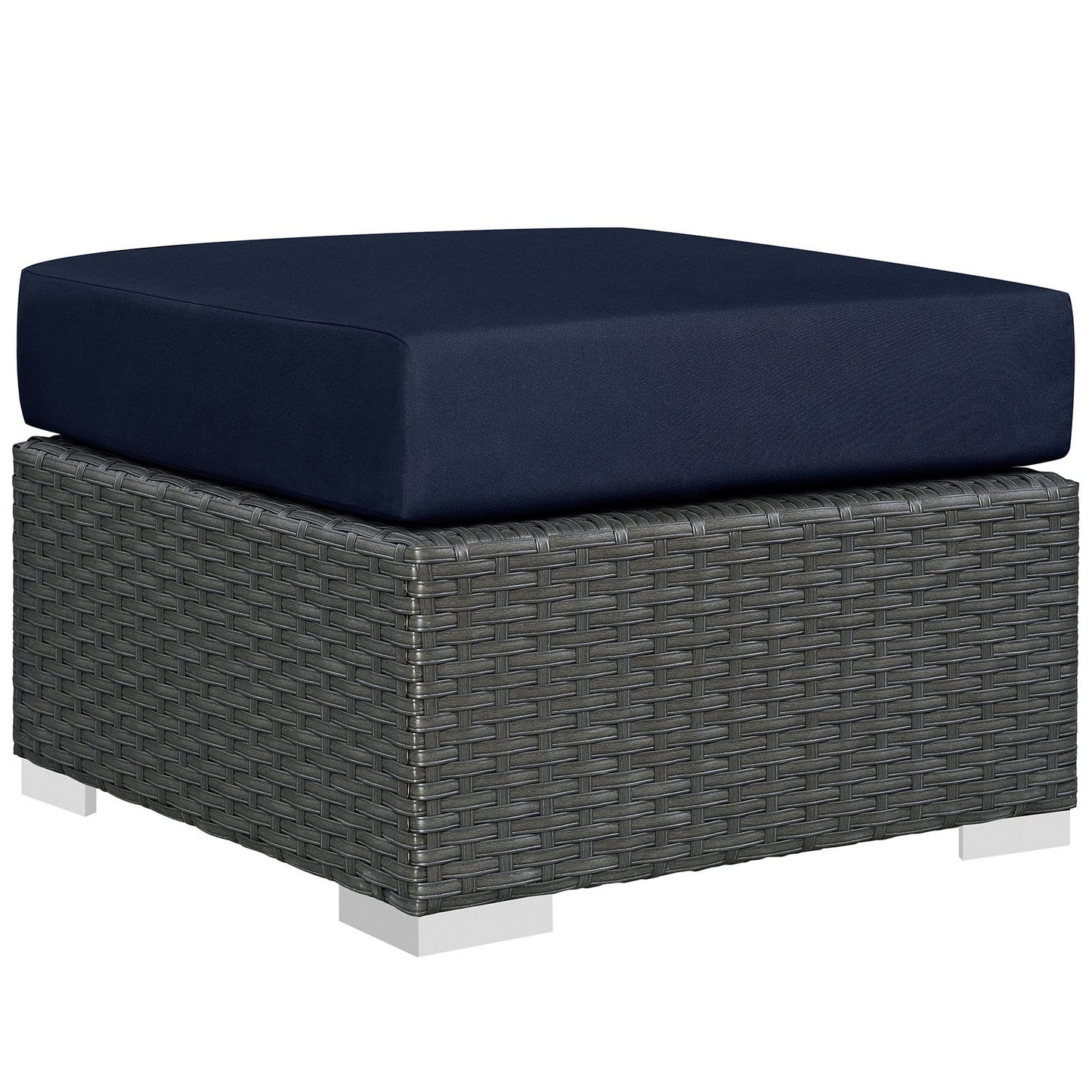 Patio Furniture Sets | Sojourn Outdoor Patio Furniture Set | Sunbrella Cushions | Synthetic Rattan | UV Protection | Aluminum Frame | Coffee Table, Ottoman, Sofa | casafoyer.myshopify.com