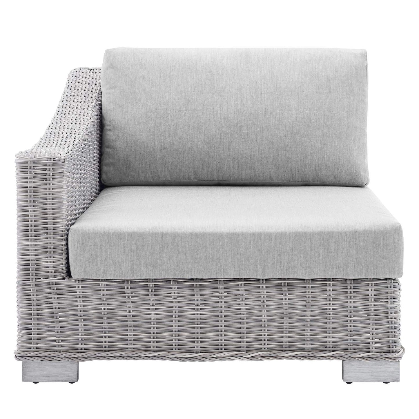 kitchen and dining room sets | CasaFoyer Conway Outdoor Patio Sunbrella Wicker Rattan 6-Piece Furniture Set | Light Gray | UV-Resistant | Water-Resistant | Comfortable Cushions | Durable Frame | casafoyer.myshopify.com