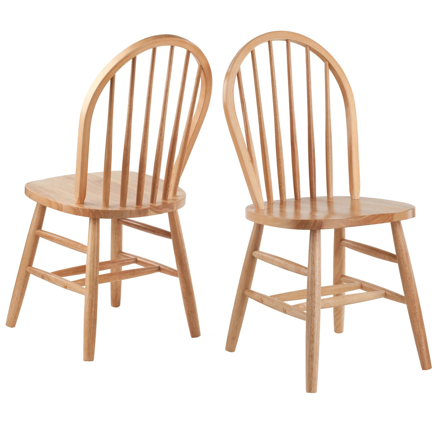 childrens table and chair sets | CasaFoyer Wood Ravenna Dining Set | Vintage Charm | Solid Wood | Natural Finish | Farmhouse Style | Table & 2 Windsor Chairs | Easy Assembly | 47.2W x 30.3D x 30.3H | casafoyer.myshopify.com