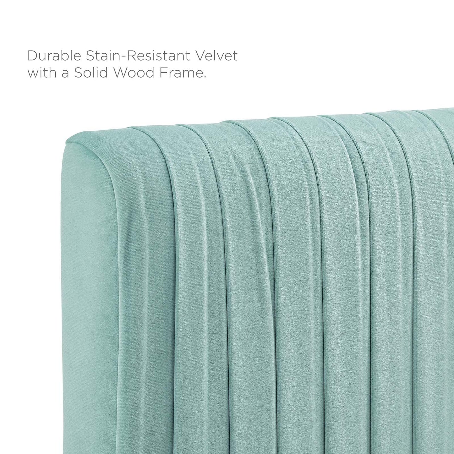 headboards | CasaFoyer Eloise Channel Tufted Performance Velvet King/California King Headboard | Vintage Modern Elegance | Opulent Velvet Texture | Height-Adjustable | Easy Assembly | casafoyer.myshopify.com