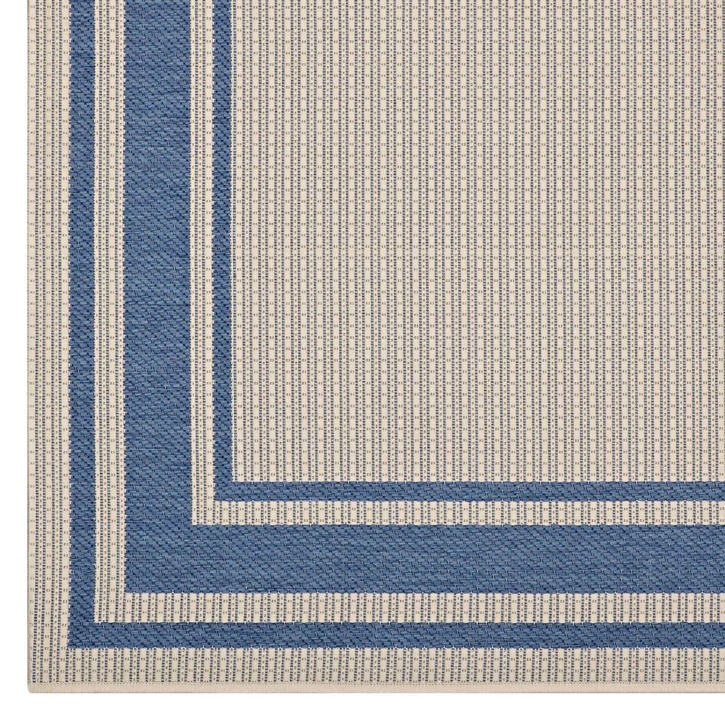 Carpet & Rugs | CasaFoyer Rim Solid Border Borderline Indoor/Outdoor Area Rug | Durable, Soft, Family-Friendly | Fade & Stain Resistant | 5x8 Blue/Beige | casafoyer.myshopify.com