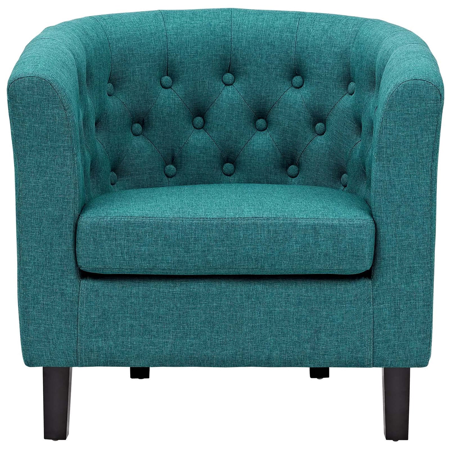 home office desk chairs | CasaFoyer Prospect Chesterfield Armchair | Luxurious & Elegant Lounge Chair | Button Tufting | Espresso Stained Legs | Teal | casafoyer.myshopify.com