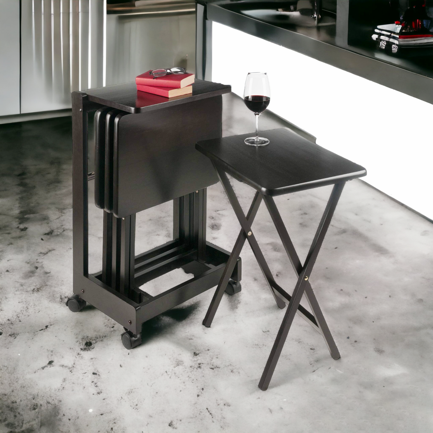 TV Tray Table | CasaFoyer Snack table Tv Tray Set | Dining, Living room , Kitchen | casafoyer.myshopify.com